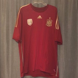 Spanish national soccer team jersey.